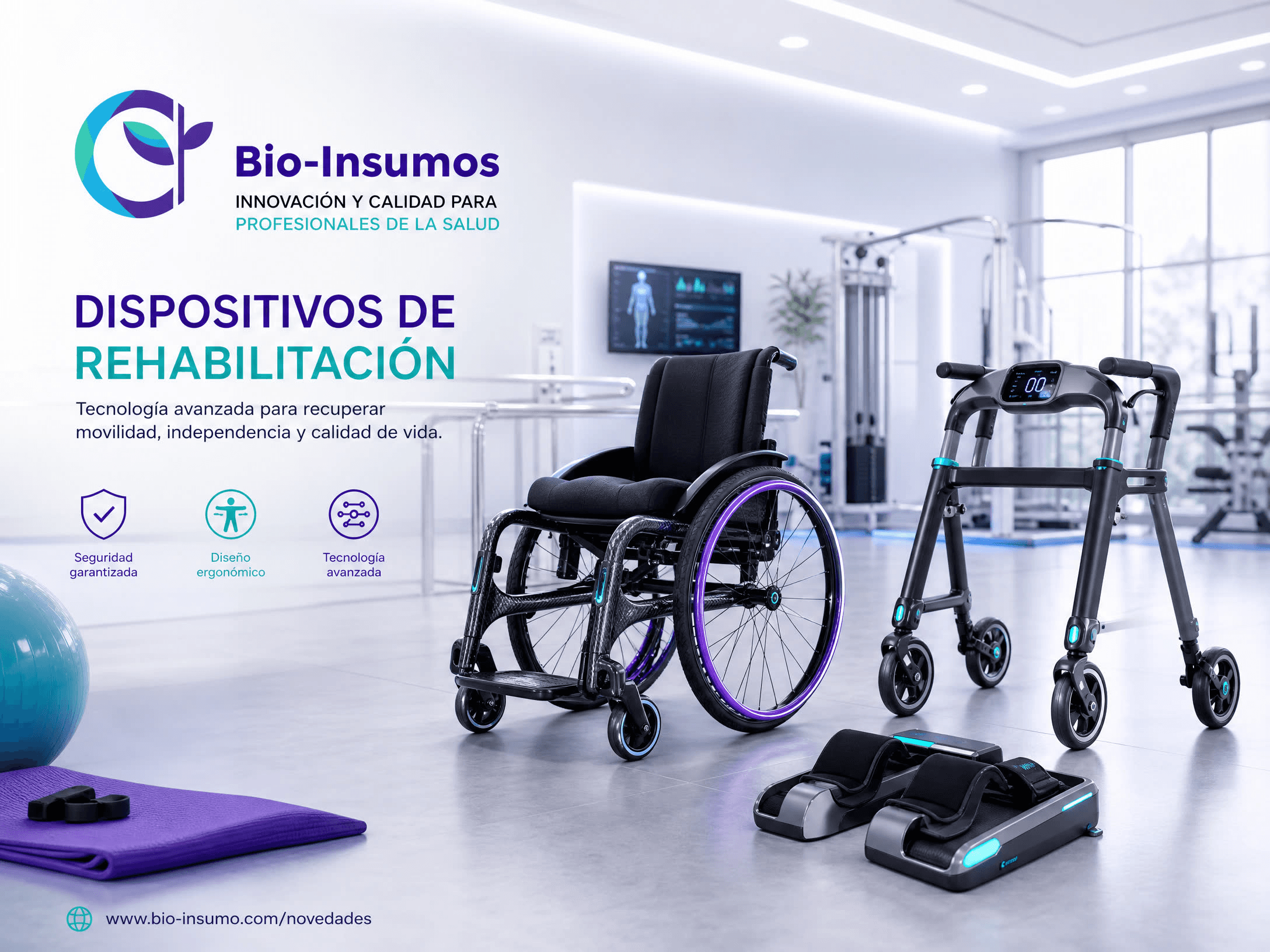 Movilidad y rehabilitación: equipamiento que devuelve autonomía.