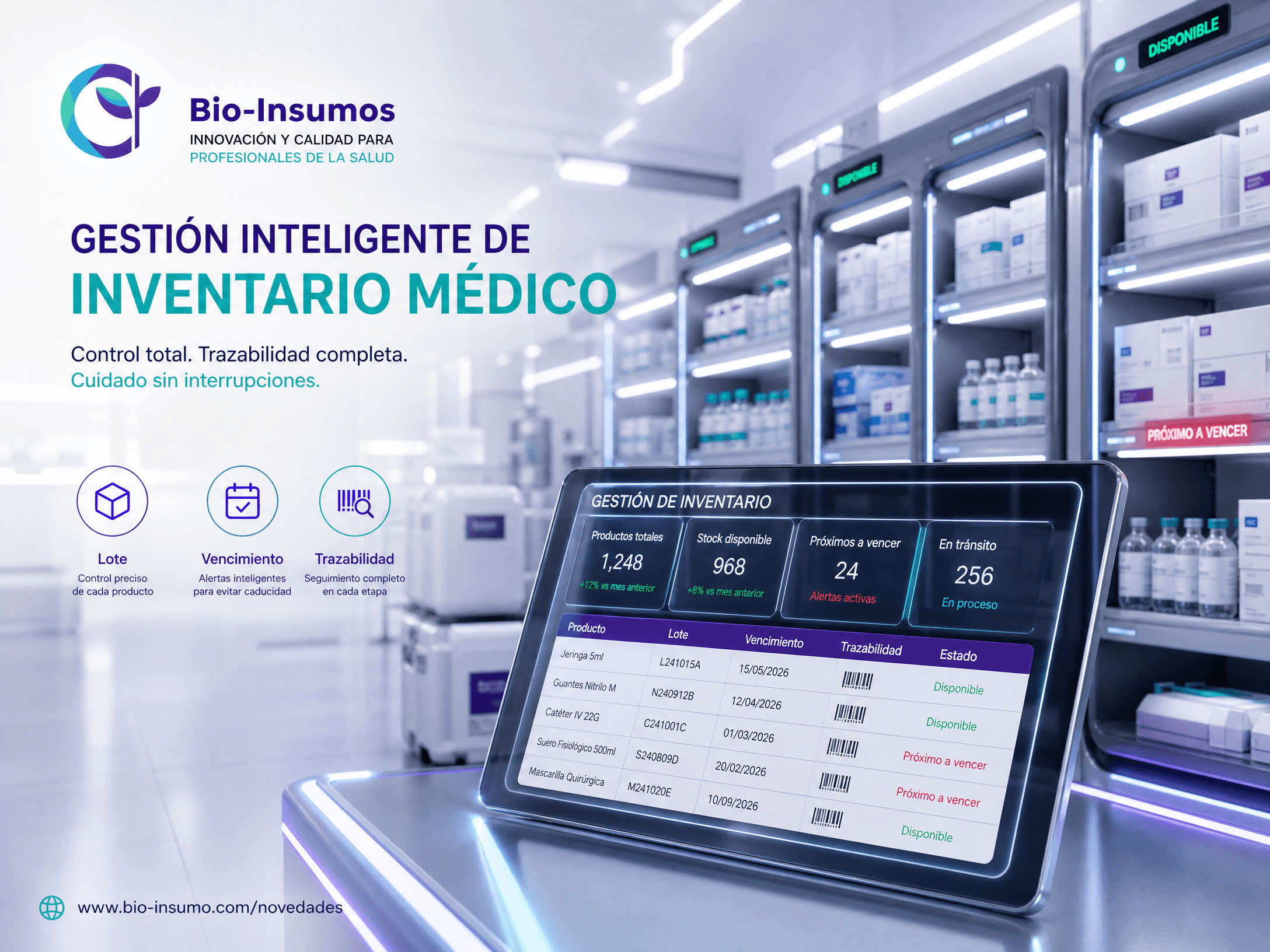 Trazabilidad y control de stock: por qué importa tanto en insumos médicos